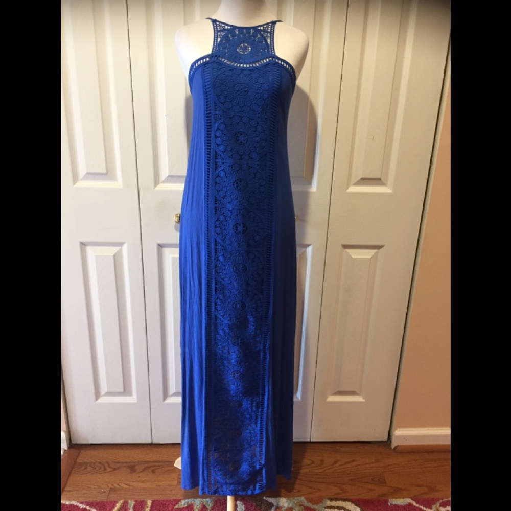 NWT~Gorgeous Boho Halter Maxi Dress by Shinestar